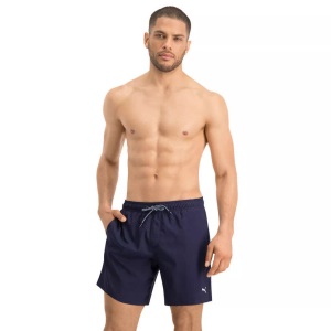 Puma, Badeshorts, PUMA Herren Badeshort dunkelblau | S