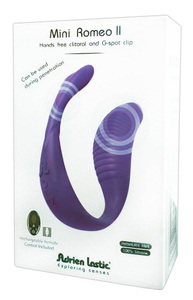 Adrien Lastic, Paarvibrator „Mini Romeo II”, flexibel, mit Fernbedienung, Adrien Lastic Mini Romeo