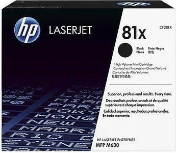 Hp, Original Tonerpatrone schwarz HP No. 81X, CF281X, Hewlett Packard Toner, schwarz, No.81X, CF281X, (25'000 Seiten)