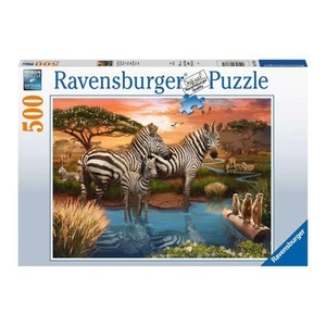 Ravensburger, Puzzle Zebras am Wasserloch, Ravensburger Puzzle »Zebras am Wasserloch«