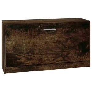 vidaXL, vidaXL Schuhbank Räuchereiche 80x24x45 cm Holzwerkstoff, vidaXL Schuhbank Räuchereiche 80x24x45 cm Holzwerkstoff