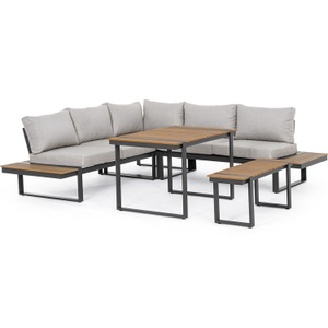 mutoni lifestyle, Gartenlounge Sven anthrazit, Gartenlounge Sven anthrazit