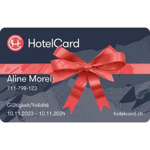Geschenkidee, Hotelcard - 1 Jahreskarte (für 2 Personen) Unisex, 