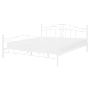 Beliani, Bett mit Lattenrost aus Metall Retro ANTLIA Bett mit Lattenrost aus Metall Retro ANTLIA