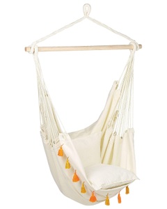 Beliani, Hängesessel aus Baumwolle Boho VARENA Hängesessel aus Baumwolle Boho VARENA, Beliani - Hängesessel aus Baumwolle Boho VARENA, One Size, Baumnuss
