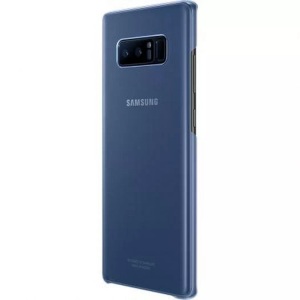 Samsung, Samsung Galaxy Note 8 Clear Cover Hülle Transparent / Blau (EF-QN950CNEGWW), 