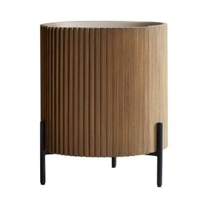 Tikamoon, Nachttisch aus Mindiholz Lou Nachttisch aus Mindiholz Lou, Tikamoon - Nachttisch aus Mindiholz Lou, One Size, Braun
