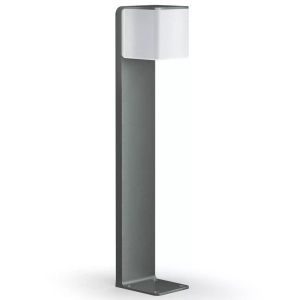 Steinel, STEINEL GL 80 iHF Cubo Wegelampe Sensor anthrazit, Steinel 9,1-W-Sensor-LED-Standleuchte GL 80 SC ANT LED iHF, mit HF-Bewegungsmelder, App, schwarz
