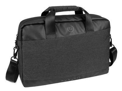 Bugatti, Bugatti - Schultertasche Universum - Schwarz, bugatti Aktentasche »UNIVERSUM«