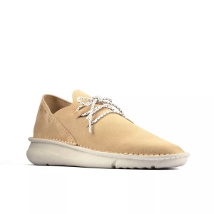 CLARKS, Freizeitschuhe Origin, Leder Herren Taupe 44.5, Clarks - Freizeitschuhe Origin, Leder, für Herren, Taupe, Größe 44.5