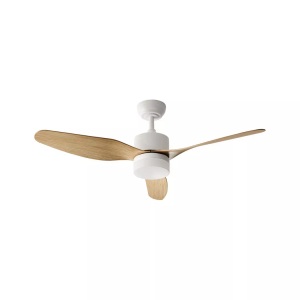 Beliani, Beliani - Deckenventilator mit Licht aus Kunststoff Modern ANDERSON, Braun Bunt, One Size