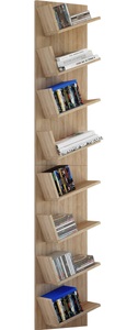 VCM, Holz Wandregal Hängeregal Regal Bücherregal Wandboard Deko Board Lansi Maxi Holz Wandregal Hängeregal Regal Bücherregal Wandboard Deko Board Lansi Maxi, VCM - Holzregal hängend | platzsparendes Regal Maße: H. 180 x B. 33 T. 16 cm Elegantes Aufbewahrungsregal Bücherregal Wandboard -, One Size, Sonoma-Eiche