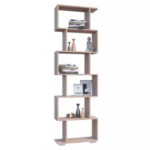VCM, Holz Raumteiler Stand Regal Bücherregal Deko Bücher 6 Fächer Standregal Palusa L Holz Raumteiler Stand Regal Bücherregal Deko Bücher 6 Fächer Standregal Palusa L, VCM - Holz Raumteiler Stand Regal Bücherregal Deko Bücher 6 Fächer Standregal Palusa L, 60 cm, Sonoma-Eiche