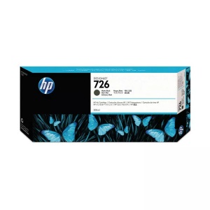 Hp, Original Tintenpatrone matt schwarz HP No. 726, CH575A, HP 726 Mattschwarz DesignJet Druckerpatrone, 300 ml