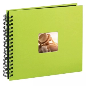 undefined, Hama Fine Art Grün Fotoalbum, Hama Spiralalbum Fine Art, 280 x 240mm, kiwi, 113682, (25 Blatt)