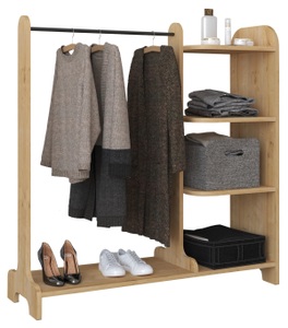 MID.YOU, MID.YOU Regal 106/110/35 cm honigeiche , Lempu , Holzwerkstoff , 106x110x35 cm , melaminharzbeschichtet,melaminharzbeschichtet,Nachbildung,Nachbildung , in verschiedenen Holzdekoren erhältlich , 000657029001, MID.YOU Garderobe 106/110/35 cm , Lempu , Honigeiche , Holzwerkstoff , 106x110x35 cm , melaminharzbeschichtet,Nachbildung , 000657029001