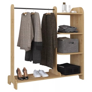 MID.YOU, MID.YOU Regal 106/110/35 cm honigeiche , Lempu , Holzwerkstoff , 106x110x35 cm , melaminharzbeschichtet,melaminharzbeschichtet,Nachbildung,Nachbildung , in verschiedenen Holzdekoren erhältlich , 000657029001, MID.YOU Garderobe 106/110/35 cm , Lempu , Honigeiche , Holzwerkstoff , 106x110x35 cm , melaminharzbeschichtet,Nachbildung , 000657029001