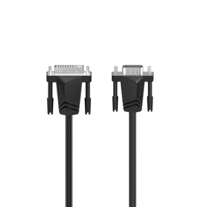 HAMA, HAMA 00200714 - Video-Kabel (Schwarz), Hama DVI / VGA Adapterkabel DVI-I 18+5pol. Stecker, VGA 15pol. Stecker 1.50 m Schwarz 00200714 DVI-Kabel