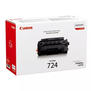 Canon, Original Tonerpatrone schwarz Canon CRG-724, 3481B002, Canon H724 Toner bk - Canon CRG-724, 3481B002 für z.B. Canon ISensys LBP -3580, Canon ISensys LBP -6700, Canon ISensys LBP -6750 dn
