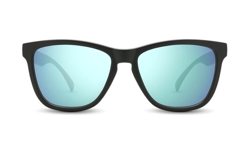 Nectar, Nectar Sonnenbrille Crux Black Blue, Nectar - Crux Chucktown Sonnenbrille, für Herren, Schwarz, Größe 47mm