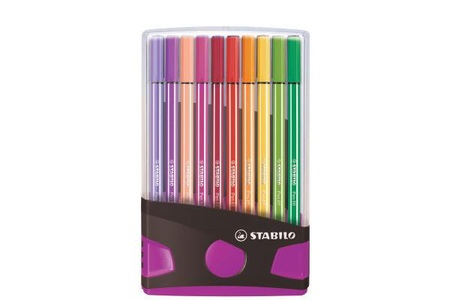 Stabilo, STABILO Filzstifte Pen 68, STABILO Faserstift »Pen 68 Colorpara«, Deckend