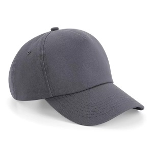 Beechfield, Authentic 5panel Kappe Herren Grau ONE SIZE, Beechfield - Authentic 5Panel Kappe, für Damen, Grau, One Size