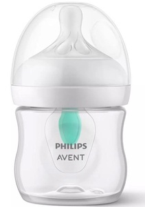 PHILIPS AVENT, Philips Avent Babyflasche SCY670/01 Natural Response mit AirFree Ventil 125ml, Philips Avent Natural Response Babyflasche mit Airfree Ventil 125ml, 0M+ (1 Stk)