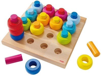 Haba, HABA Steckspiel Farbkringel, HABA Steckspiel Farbkringel