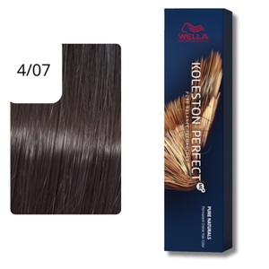 Wella Professionals, Wella Professionals Color Kolestone Perfect ME+ PURE NATURALS 4/07 mittelbraun natur-braun 60ml, Wella Koleston Perfect Me+ Pure Naturals Haarfarbe 60 ml 4/07 mittelbraun natur-braun