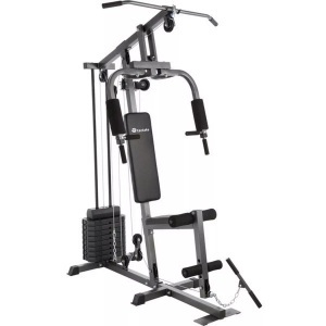 TecTake, Kraftstation Home Gym Unisex Schwarz 160 cm, Tectake - Kraftstation home gym, 160 cm, Schwarz