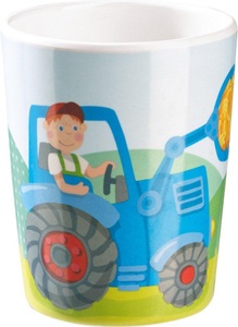 Haba, Haba Melamin-Becher Traktor 302815, HABA - Becher Traktor