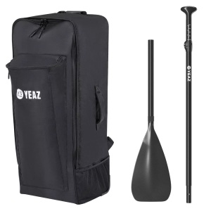 Yeaz, Kit Pro Trolley-rucksack Und Carbon-paddel - Eclipse Black Unisex Schwarz ONE SIZE, YEAZ - KIT PRO Trolley-Rucksack und Carbon-Paddel eclipse black, One Size, Schwarz