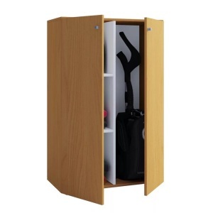 VCM, Holz Besenschrank Staubsauger Putzschrank Haushaltsschrank Drehtüren Lona L Holz Besenschrank Staubsauger Putzschrank Haushaltsschrank Drehtüren Lona L, VCM - Holz Besenschrank Staubsauger Putzschrank Haushaltsschrank Drehtüren Lona L, 70 CM, Buche