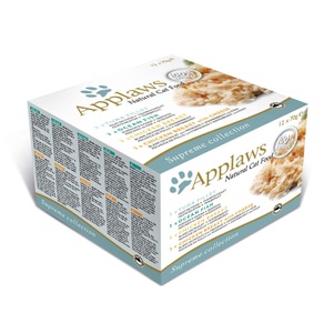 Applaws, 24 x 70 g Applaws Nassfutter in Brühe & Gelee + 30 g Cat Tuna Loin gratis! - Supreme Auswahl (4 Sorten), Applaws Nassfutter Katze Adult Multipack in Brühe 12x70 g Gemischte Selektion