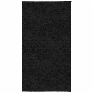 vidaXL, vidaXL Shaggy-Teppich PAMPLONA Hochflor Modern Schwarz 80x150 cm