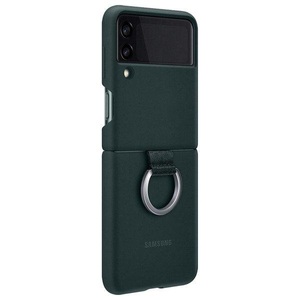 Samsung, SAMSUNG Silicone Cover - Schutzhülle mit Ring (Passend für Modell: Samsung Galaxy Z Flip3 5G), 