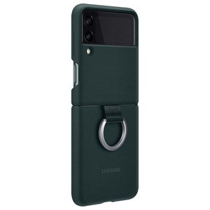 Samsung, SAMSUNG Silicone Cover - Schutzhülle mit Ring (Passend für Modell: Samsung Galaxy Z Flip3 5G), 