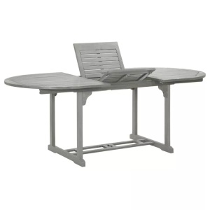 Diverse Hardware, Gartentisch Grau 200 x 100 x 74 cm Massivholz Akazie