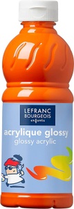 Opitec, Opitec - Acrylfarbe Glänzend Glossy, 500 Ml Orange, LEFRANC Acrylfarbe Glossy 500 ml, Orange