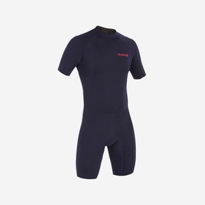 OLAIAN, Neoprenanzug Surfen Shorty 100 Neopren 1,5mm Herren Marineblau Herren Schwarz XS, OLAIAN - Kurzer Neoprenanzug SRTY100, für Herren, Schwarz, Größe XS