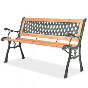 Diverse Hardware, Gartenbank 122 cm Holz, vidaXL Gartenbank 122 cm Holz