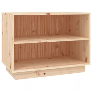 vidaXL, vidaXL Schuhregal 60x34x45 cm Massivholz Kiefer, vidaXL Schuhregal 60x34x45 cm Massivholz Kiefer