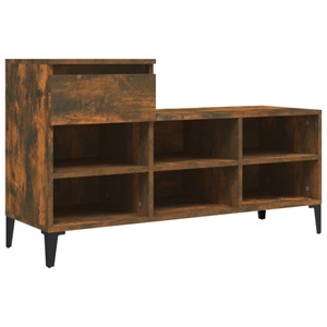 vidaXL, vidaXL Schuhregal Räuchereiche 102x36x60 cm Holzwerkstoff