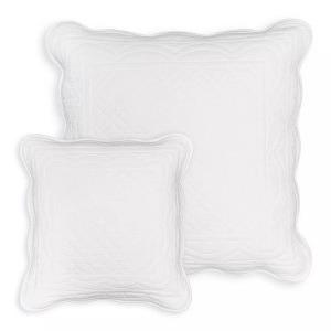 LA REDOUTE INTERIEURS, Gesteppter Kissenbezug SCENARIO, Baumwolle, La Redoute Intérieurs - Gesteppter Kissenbezug Scenario aus Baumwolle, 40 x cm, Weiss