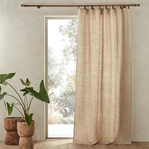 AM.PM, Vorhang Private Unisex Beige 140x220cm, AM.PM - Vorhang Private aus vorgewaschenem Leinen mit Ringen, 140x220cm, Beige