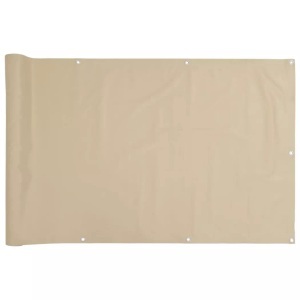 Diverse Hardware, Balkonsichtschutz Oxfordgewebe 90x400 cm Beige, vidaXL Balkonsichtschutz Oxfordgewebe 90x400 cm Beige