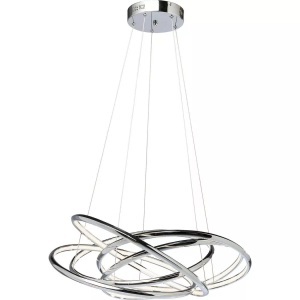 Kare Design, Hängeleuchte Saturn LED Chrome Big, Hängeleuchte Saturn LED Chrome Big
