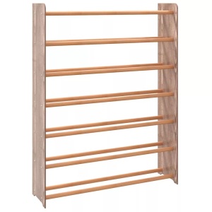 vidaXL, vidaXL Schuhregal Braun 90x24x117 cm Holzwerkstoff, vidaXL Schuhregal Braun 90x24x117 cm Holzwerkstoff