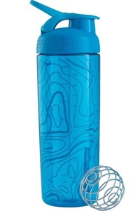 Blender Bottle, 28oz / 820ml BlenderBottle SportMixer Signature Sleek, Aqua/Aqua, Blender Bottle, Unsere Neuheiten, Blender Bottle SportMixer Signature Sleek Shaker für Eiweiss- und Sportgetränke, Produkte & Wohnen