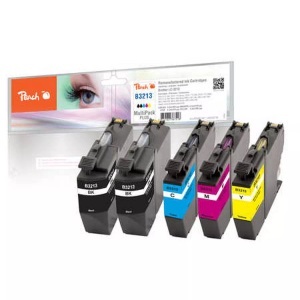 Peach, Peach Brother LC-3213, PEA, Multi-Pack-Plus, REM, FW, Peach Tinte Brother LC-3213 Multi-Pack-Plus C, M, Y, BK